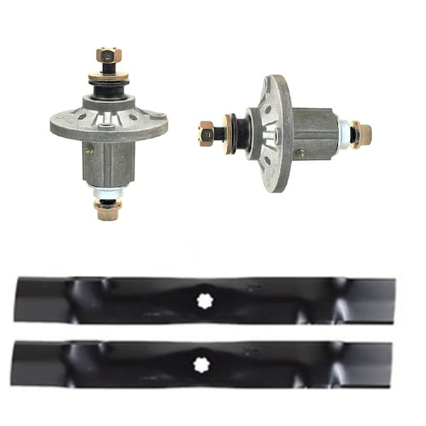 Aic Replacement Parts Blades & Spindles Kit Fits John Deere 42 Cut Mowers D100 D105 D110 D120 D130 GY20454-BLADES - main